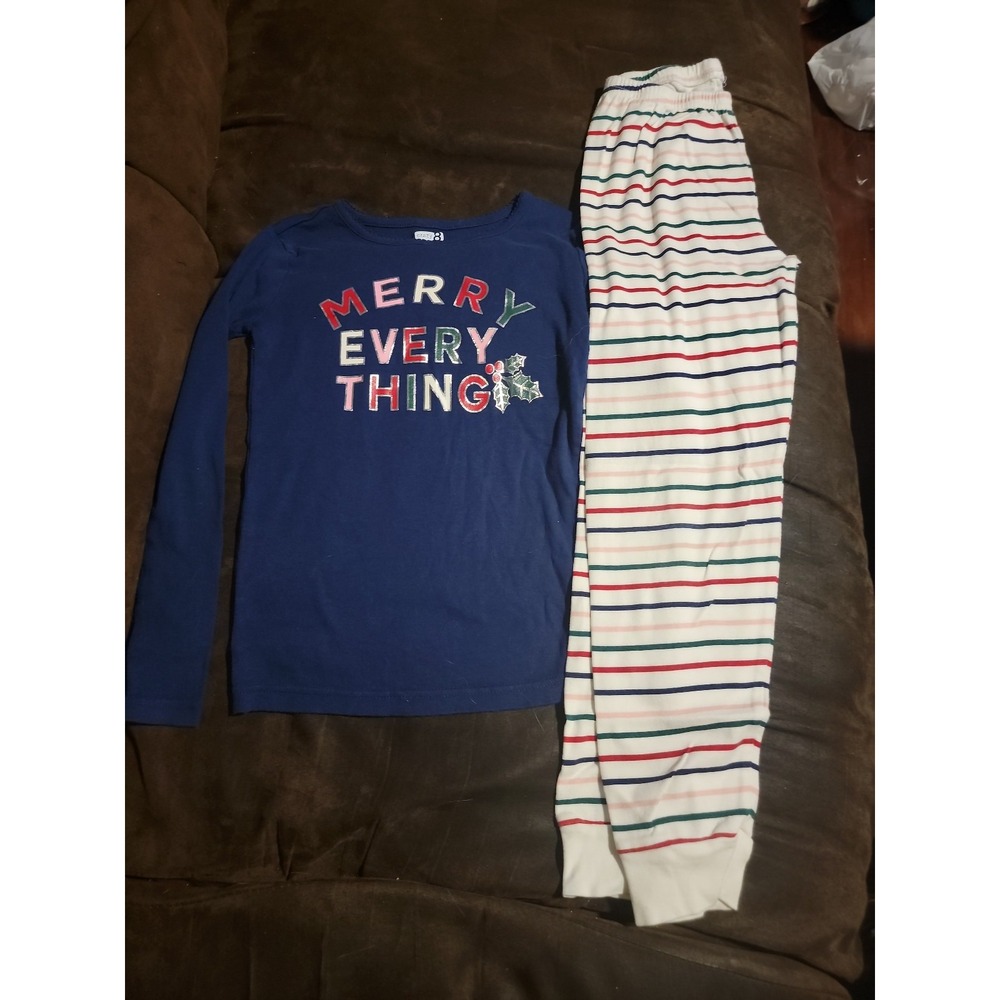 Crazy 8 merry everything Christmas pajamas‎ size 8